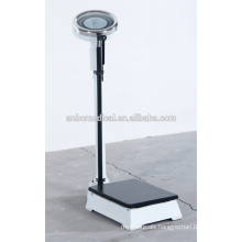 hospital or clinic used physician weighing scale with height rod